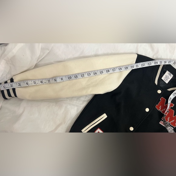 Disney Mickey Mouse Original Mouseketeer bomber varsity snap jacket - Picture 8 of 12